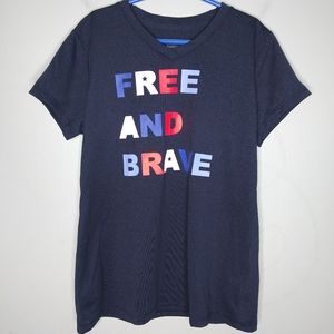 Reebok Short Sleeve Athletic V Neck T Shirt